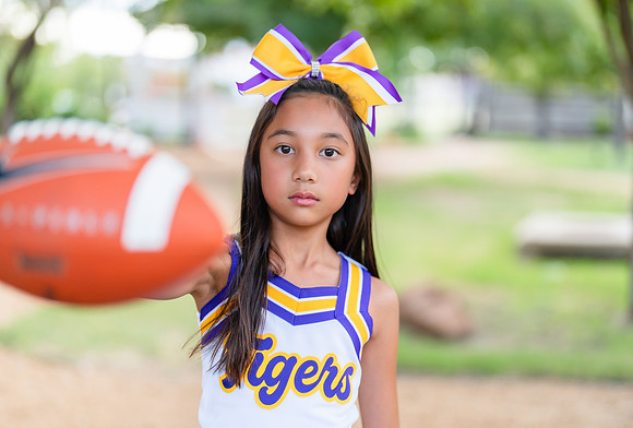 8U Tigers Cheer & Football-11