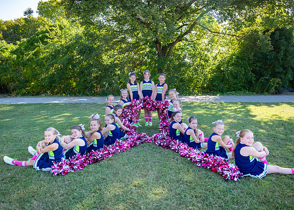 9U Seahawks Cheer Game Day!-4