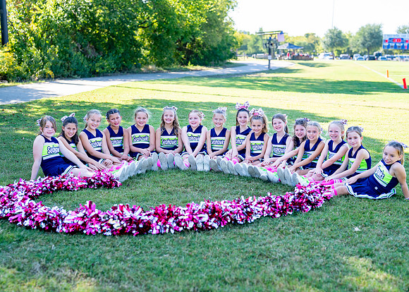 9U Seahawks Cheer Game Day!-26