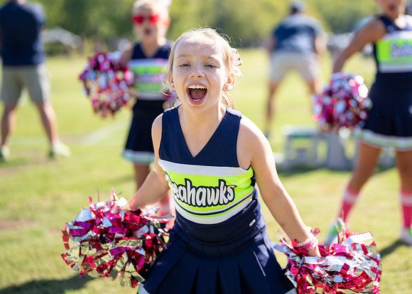 9U Seahawks Cheer Game Day!-42