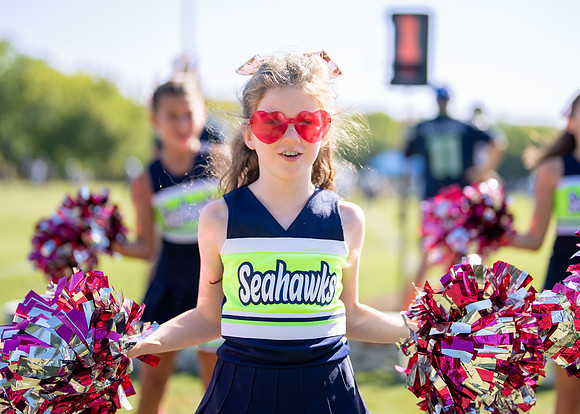 9U Seahawks Cheer Game Day!-44