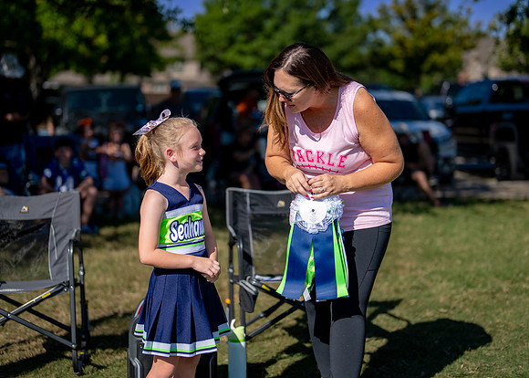 9U Seahawks Cheer Game Day!-70