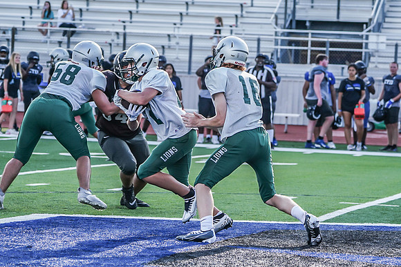 Scrimmage vs. Hebron-48