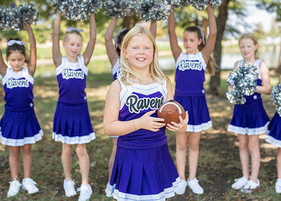 8U Ravens Cheer-8