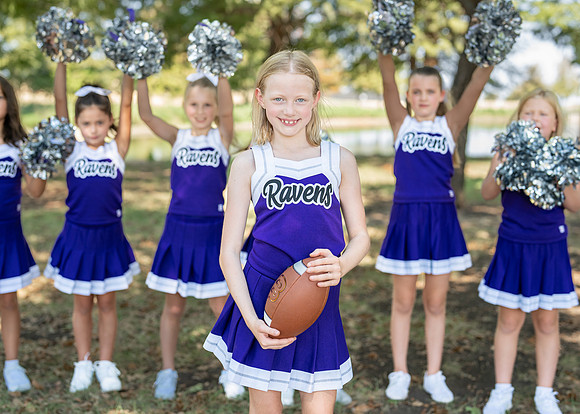 8U Ravens Cheer-9