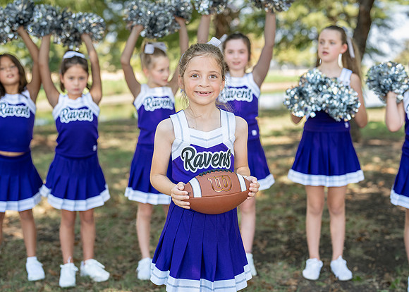 8U Ravens Cheer-11