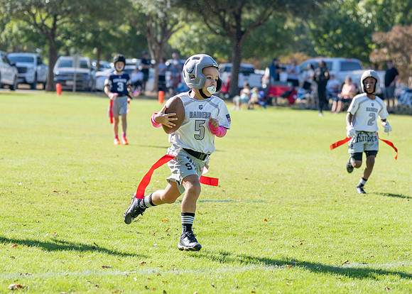 6U Raiders Football Game-34