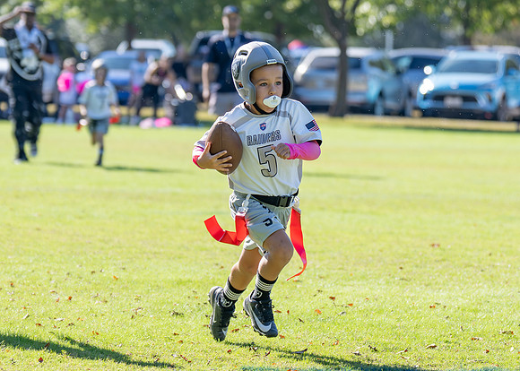6U Raiders Football Game-33