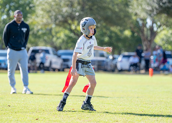 6U Raiders Football Game-24