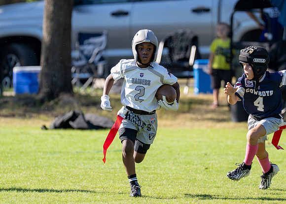 6U Raiders Football Game-65