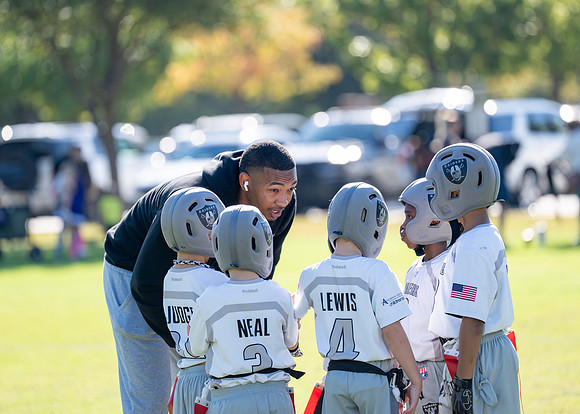 6U Raiders Football Game-10