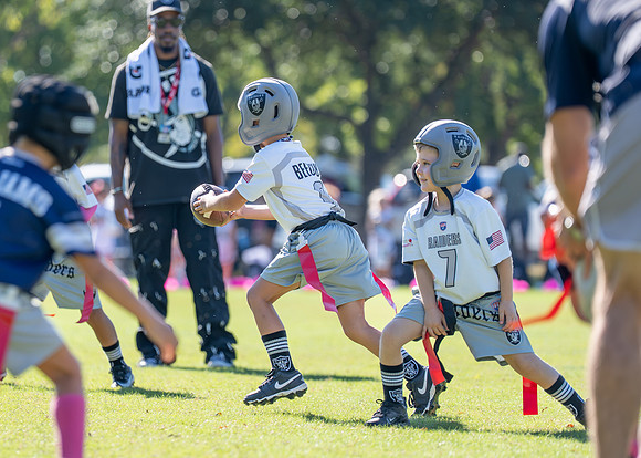6U Raiders Football Game-39