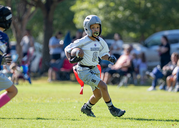 6U Raiders Football Game-41