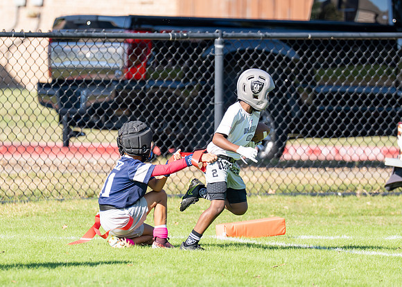6U Raiders Football Game-71
