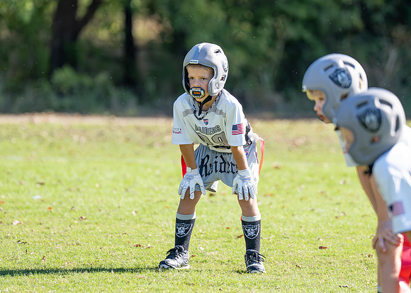 6U Raiders Football Game-17