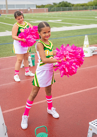 8U Ducks Cheer Sideline-226