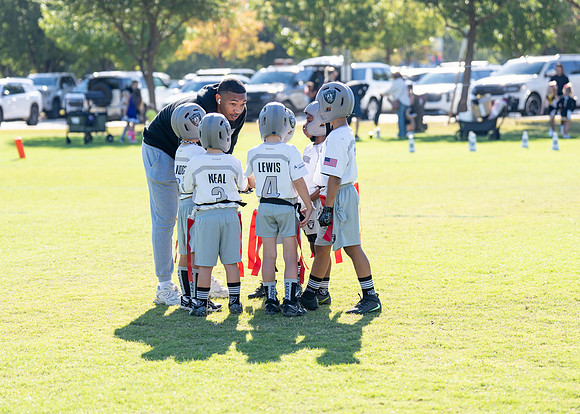 6U Raiders Football Game-11
