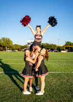 11-12U Red Raiders Cheer Sideline-14