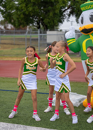 8U Ducks Cheer Sideline-24