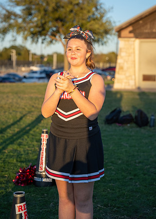 11-12U Red Raiders Cheer Sideline-99