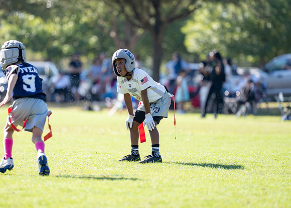 6U Raiders Football Game-50