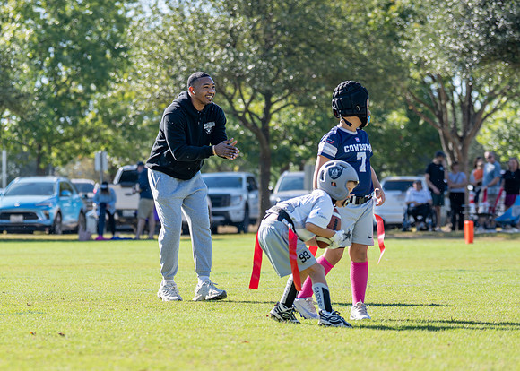 6U Raiders Football Game-25