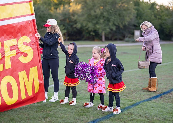5U Chiefs Cheer Sideline