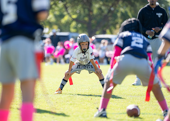 6U Raiders Football Game-55
