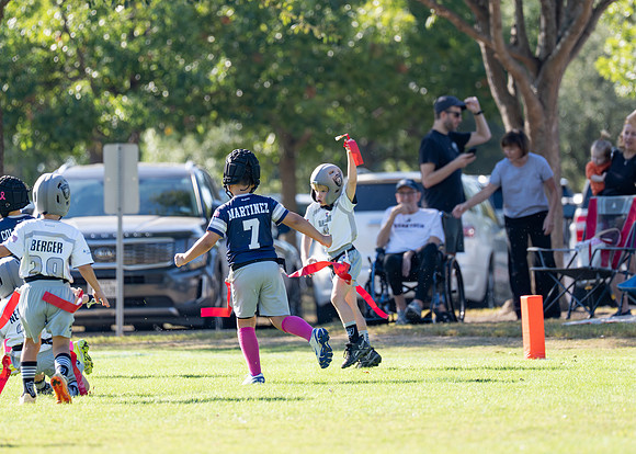 6U Raiders Football Game-60