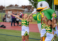 8U Ducks Cheer Sideline