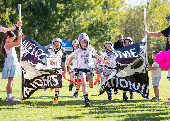 6U Raiders Football Game-15