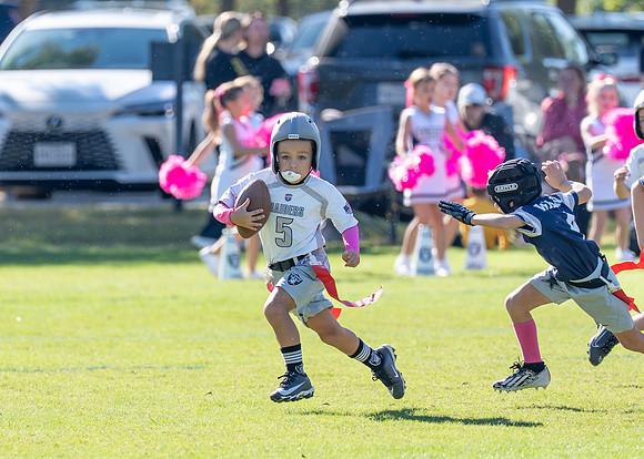 6U Raiders Football Game-28