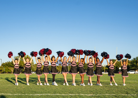 11-12U Red Raiders Cheer Sideline-22