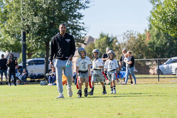 6U Raiders Football Game-89