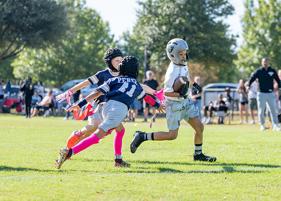 6U Raiders Football Game-44