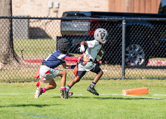 6U Raiders Football Game-70