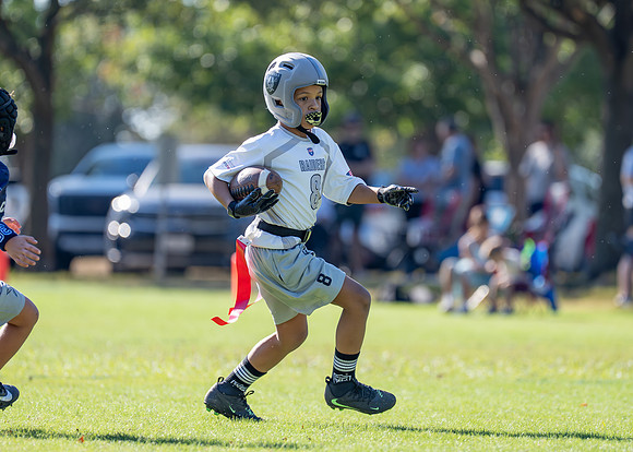6U Raiders Football Game-40