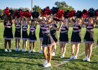 11-12U Red Raiders Cheer Sideline-8