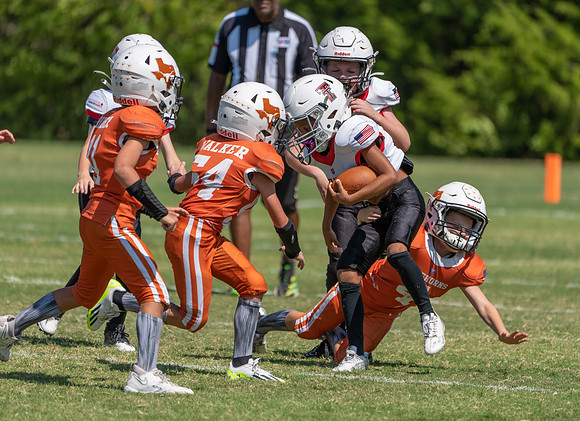 8U Red Raiders vs. Longhorns-28