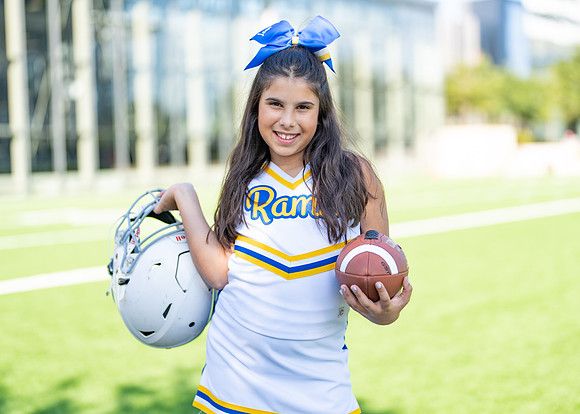 9U Rams Cheer and Football