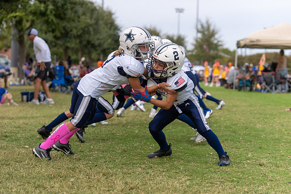 9U Cowboys vs. Bears-15