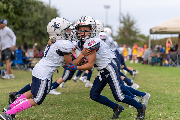 9U Cowboys vs. Bears-16