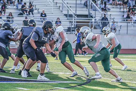 Scrimmage vs. Hebron-57