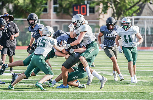 Scrimmage vs. Hebron-38