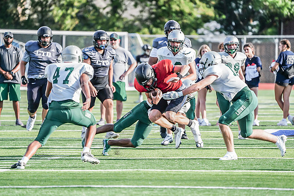 Scrimmage vs. Hebron-41