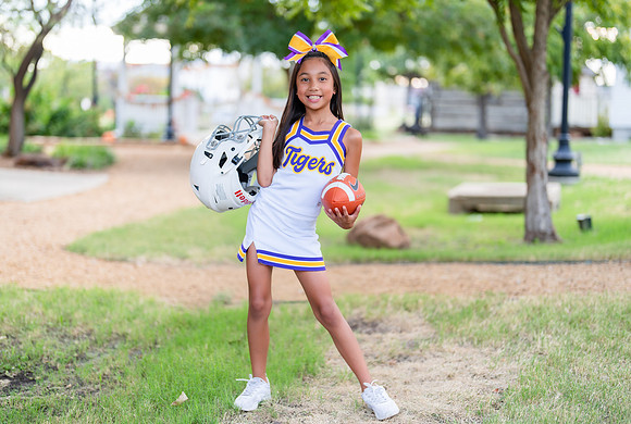 8U Tigers Cheer & Football-9