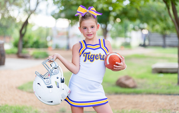 8U Tigers Cheer & Football-15