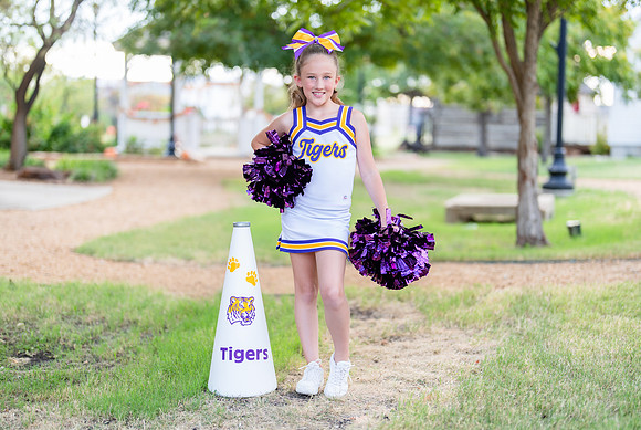 8U Tigers Cheer & Football-7