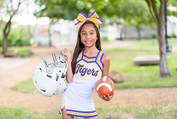 8U Tigers Cheer & Football-10