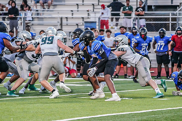 Scrimmage vs. Hebron-155